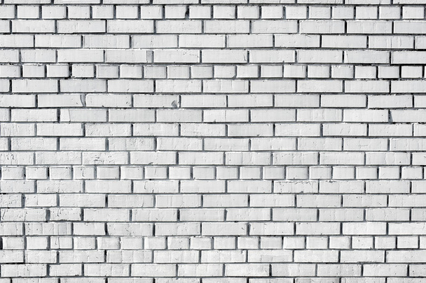 Grunge Textur weiße Ziegelwand für Design - Foto, Bild
