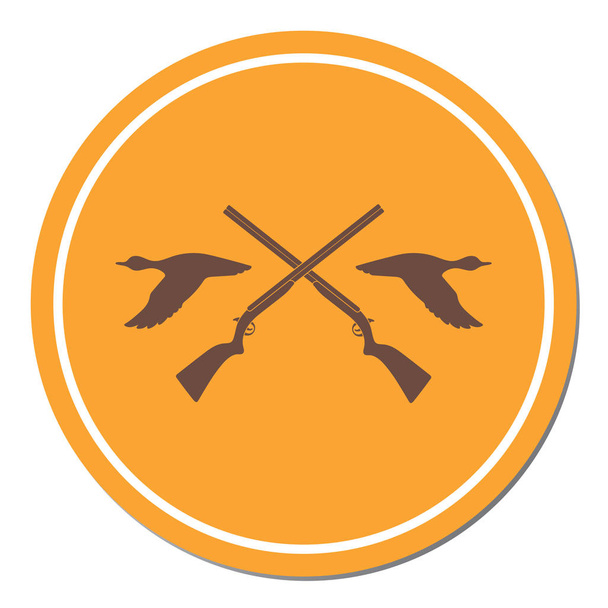 Hunting club logo icon. Vector illustratio - Vector, Image