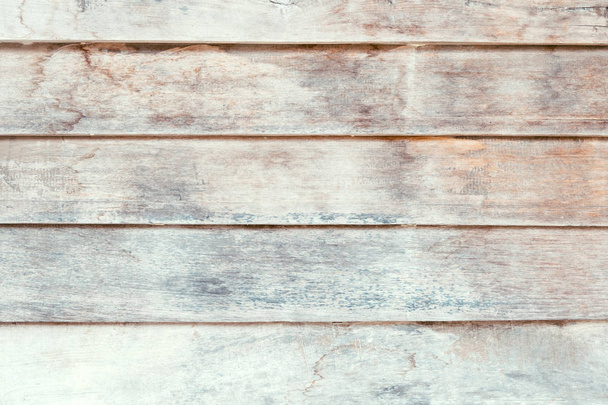 Old wood texture and background in vintage tone. Plank light brown wooden wall background. - Foto, Imagem