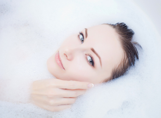 Attractive young gorgeous women taking bath - Fotografie, Obrázek