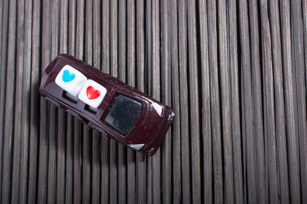 Model auto hračka se srdcem - Fotografie, Obrázek