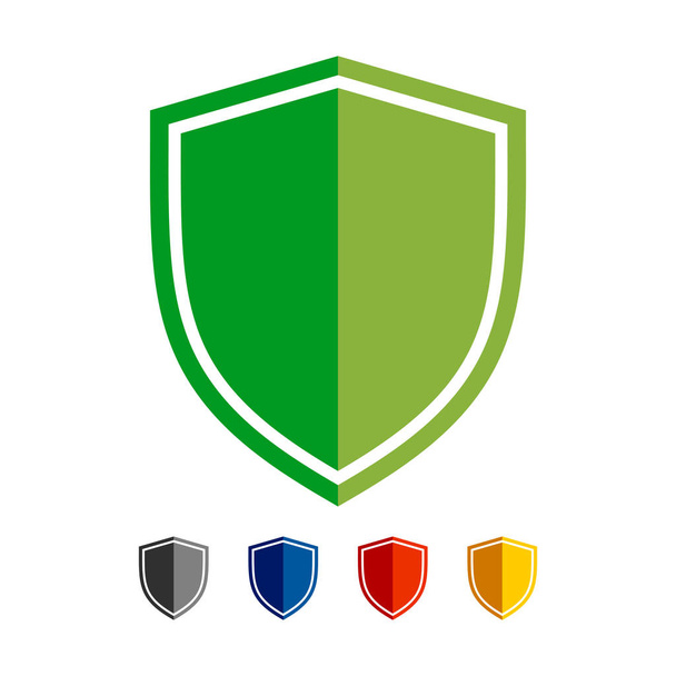 Щит Основна форма Векторний символ Графічний дизайн логотипу Шаблон
 - Вектор, зображення