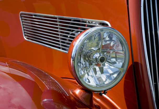 Antique Car Headlight - Fotoğraf, Görsel