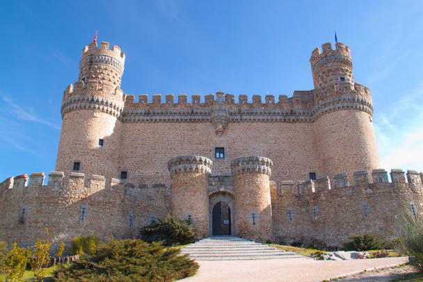Castillo de los Mendoza, Manzanares el Real, Madrid. - Valokuva, kuva