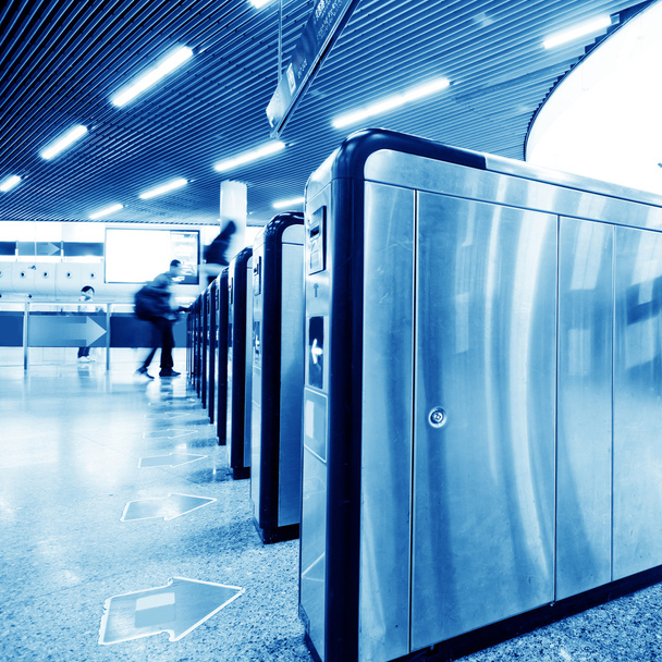 Metro afsluiten - Foto, afbeelding
