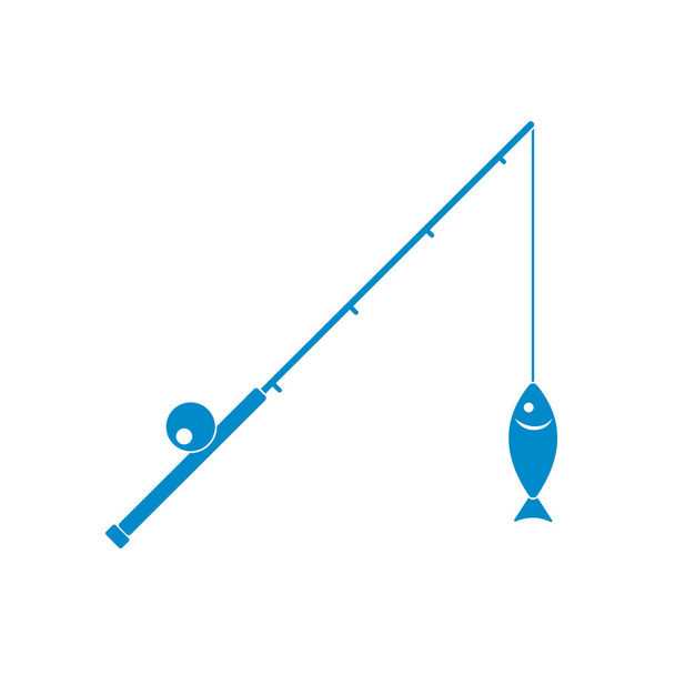 Fishing rod icon. Vector illustratio - Vector, Image
