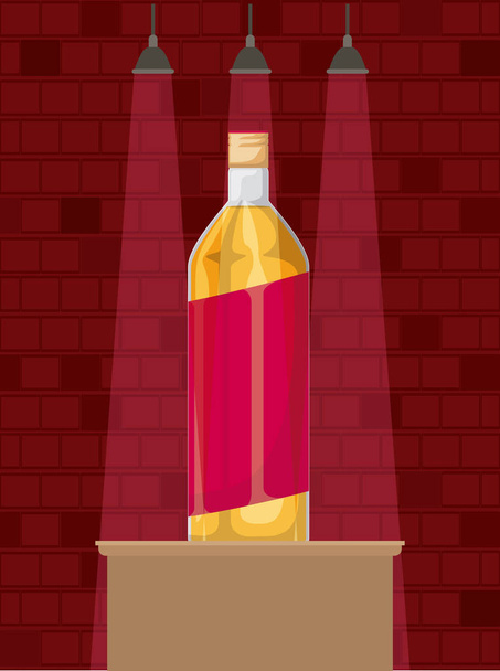 mejor bebida botella alcohol icono
 - Vector, imagen