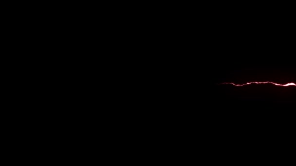 büyük kırmızı yıldırım kalp nabız sorunsuz döngü animasyon arka plan yeni kalite benzersiz doğa ışık efekti video görüntüleri - Video, Çekim