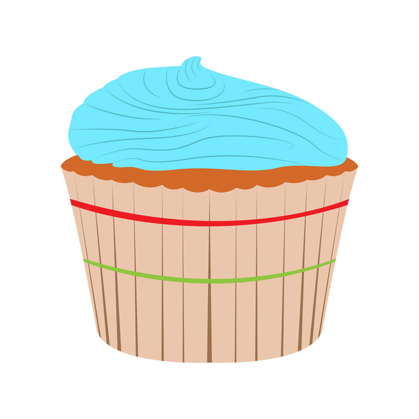 Isolated cupcake icon - ベクター画像