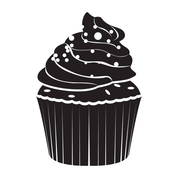 Isolated cupcake icon - Διάνυσμα, εικόνα