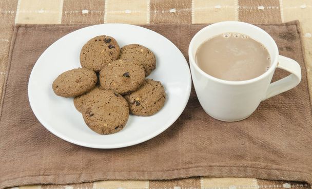 Biscotti al caffè e cioccolato
 - Foto, immagini