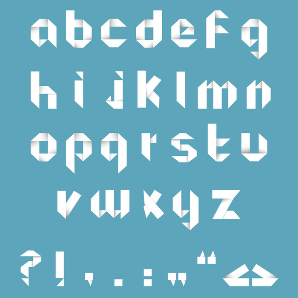 Alphabet Origami
 - Vecteur, image