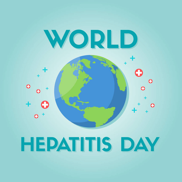 World hepatitis day design background - Διάνυσμα, εικόνα