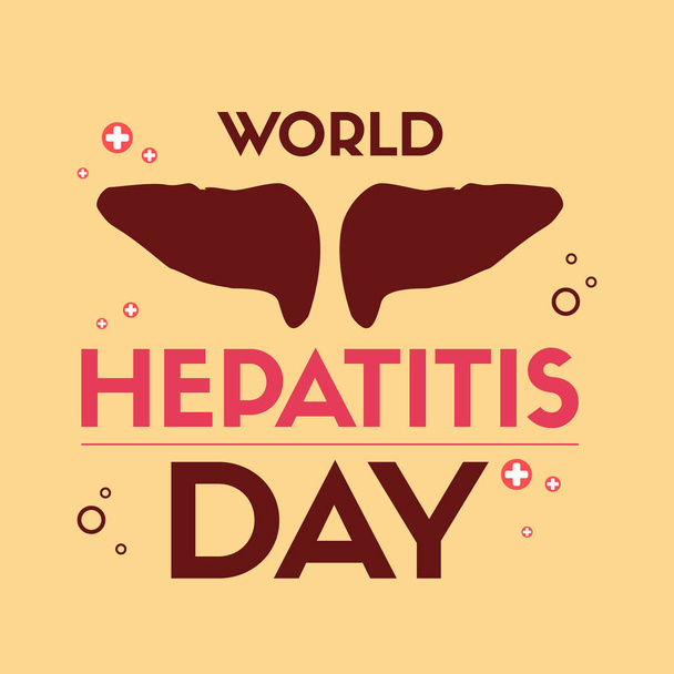 World hepatitis day design banner - ベクター画像