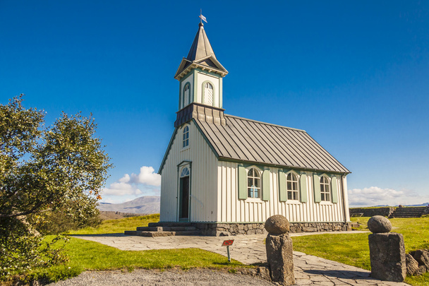 Pingvallkirkja church - Iceland - Photo, Image