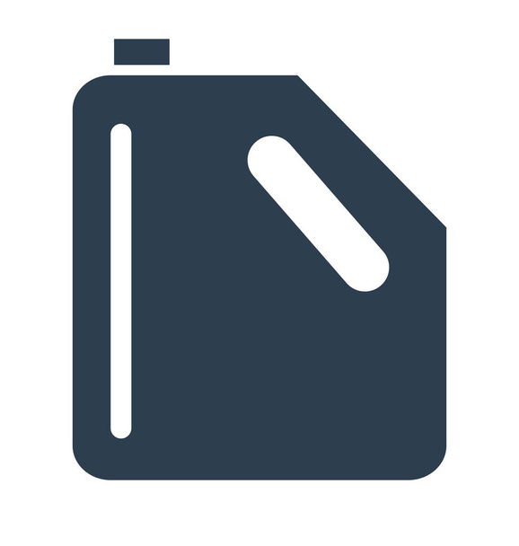 gasoline can line Isolated Vector Icon fully editable - Vector, Image