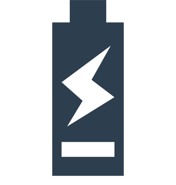 battery level line Isolated Vector Icon fully editable - Vector, Image