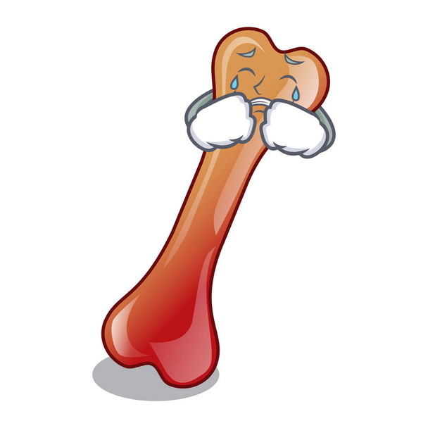Crying bone jelly candy mascot cartoon - Vecteur, image