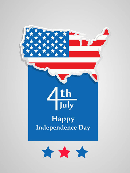 Ilustración de los antecedentes del Día de la Independencia de EE.UU.
 - Vector, Imagen