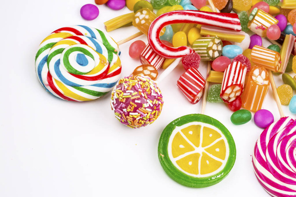 fundo de sobremesa doces coloridos
 - Foto, Imagem