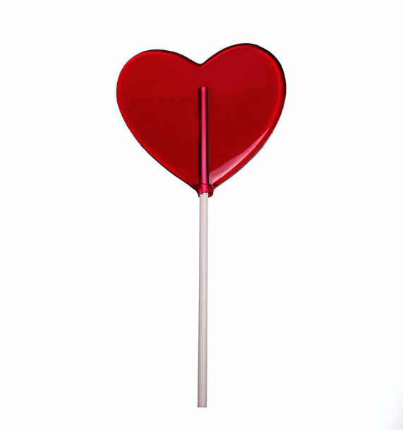 Lollipop with heart-shaped - Foto, Imagem