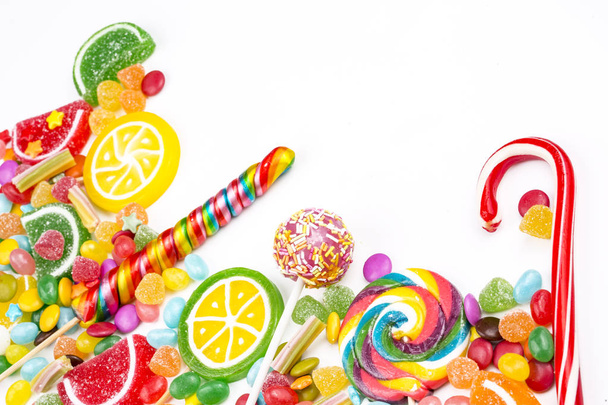 fundo de sobremesa doces coloridos
 - Foto, Imagem