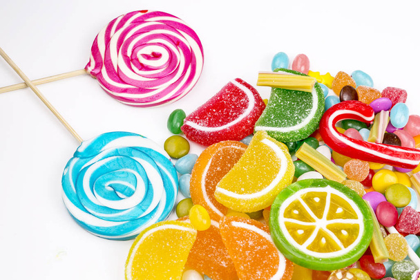 Barevné cukroví dezert pozadí - Fotografie, Obrázek