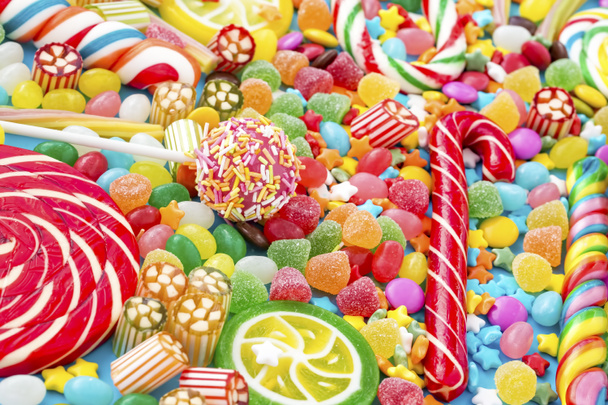 Барвистий цукерки десерт
 - Фото, зображення