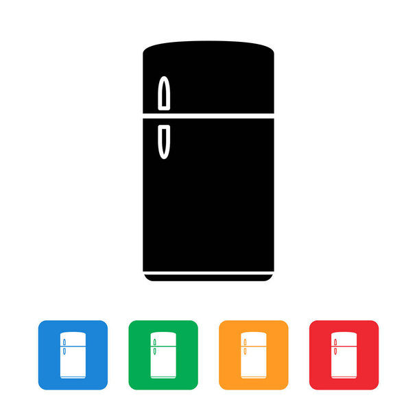 hűtő berendezés elszigetelt ikon - Vektor, kép