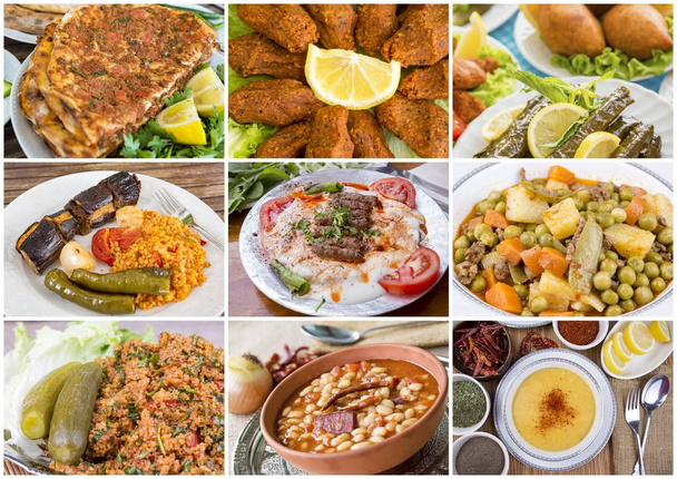 Perinteinen turkkilainen ruoka kollaasi
 - Valokuva, kuva