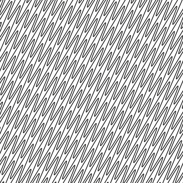 Schwarz-weißes geometrisches Muster. Abstrakter Hintergrund. Vektorillustration. Monochrome Textur. - Vektor, Bild