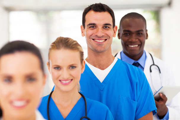 group of modern medical professionals portrait - Фото, изображение