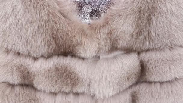 Luxury clothes and furs in a retail fashion store. - Footage, Video