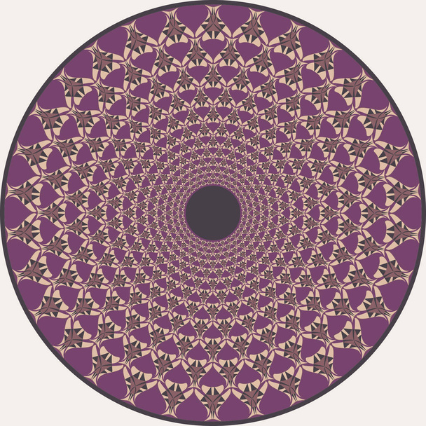 векторный круговой шаблон абстрактных форм
 - Вектор,изображение
