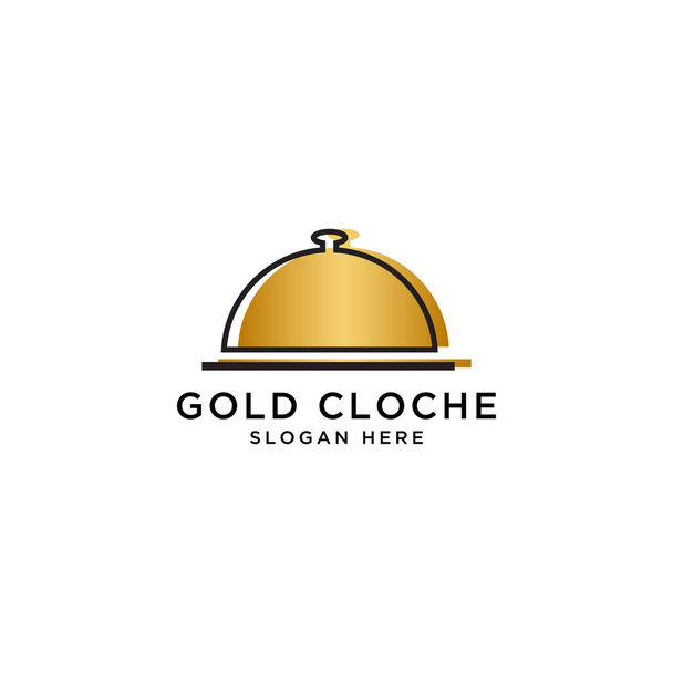 Ruoka cloche logo suunnittelu malli
 - Vektori, kuva