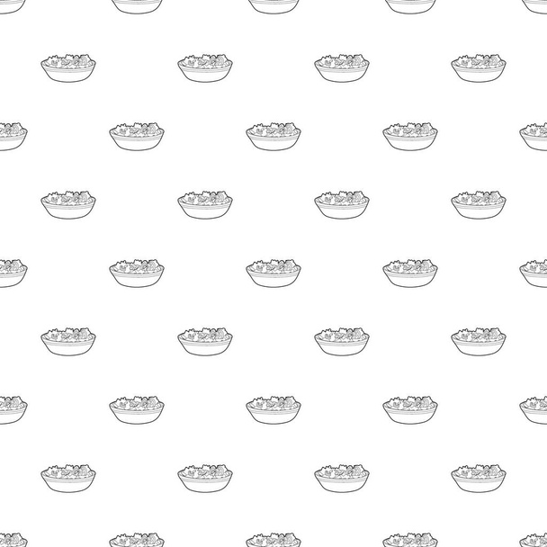 Fruit salat icon, outline style - Vettoriali, immagini