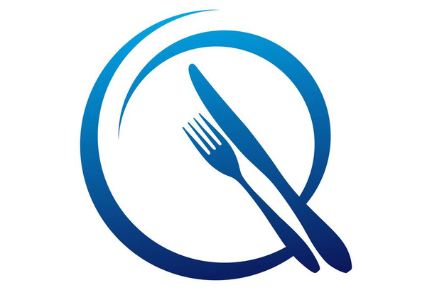 Gıda logo vektör simge kavramı - Vektör, Görsel