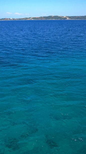 Ammouliani Island, Athos, Chalkidiki, Orta Makedonya, Yunanistan sahil şeridi  - Fotoğraf, Görsel