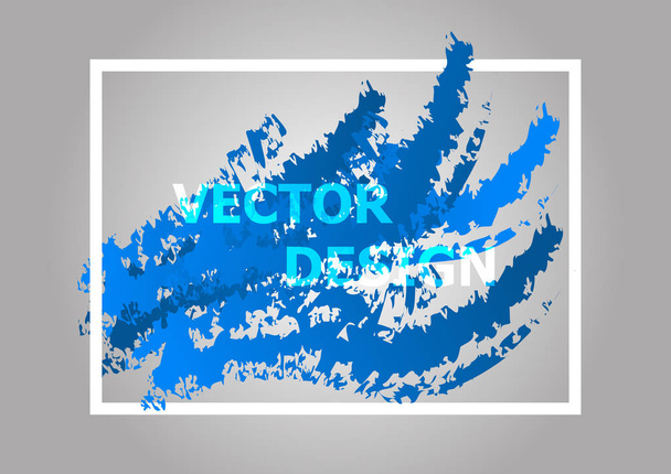 Abstract background with blue gradient, stock vector - Vettoriali, immagini