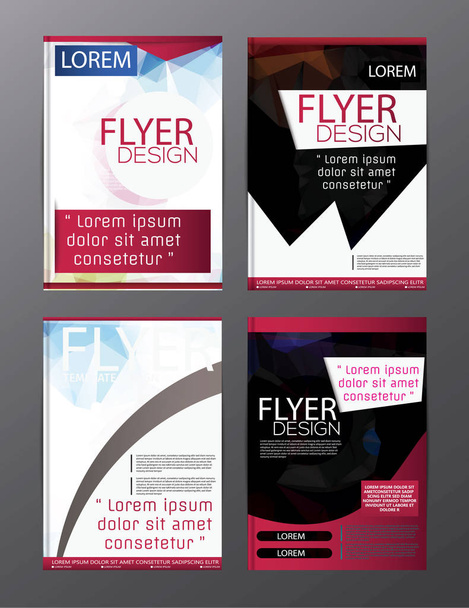 Sokszög brosúra és röplap, címlapok brosúra sablon design üzleti oktatás bemutató, szerkeszthető vektor illusztráció - Vektor, kép