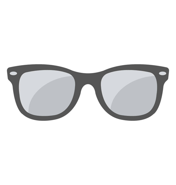 Solid icon design of eyeglasses - Вектор,изображение