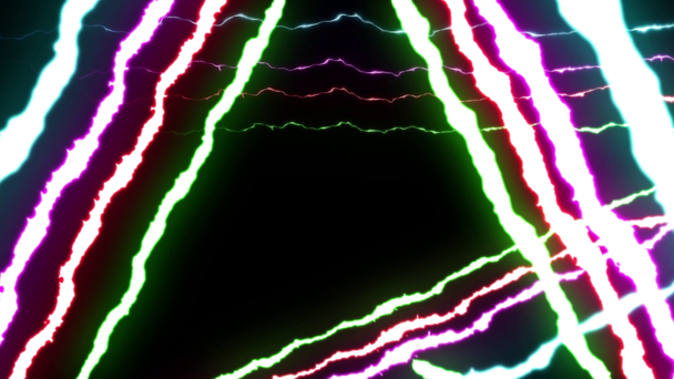 animierte Blitz Blitz Flug auf schwarzem Hintergrund nahtlose Schleifenanimation neue Qualität einzigartige Natur Lichteffekt Videoaufnahmen gfd - Filmmaterial, Video