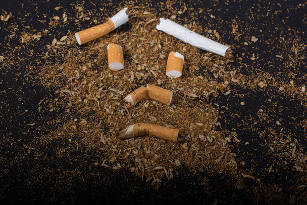 Cartaz de dia sem tabaco mundial para dizer o conceito de não fumar - Foto, Imagem