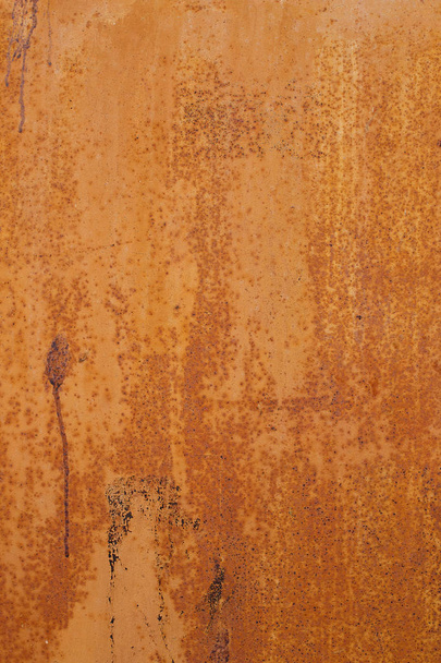 old rusty wall texture orange spotted close-up - Фото, изображение