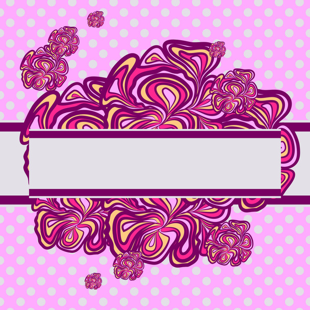 Pink-purple Abstract Design - Wektor, obraz