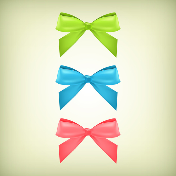 Vector set of colorful bows - Vector, Image