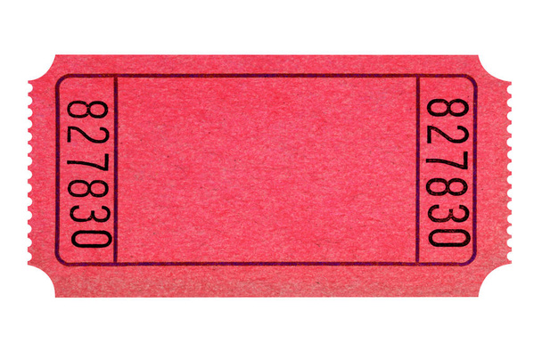 Prázdné červený lístek, samostatný  - Fotografie, Obrázek