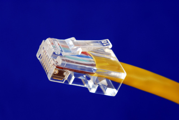 Widok kabel ethernet - Zdjęcie, obraz