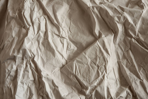 recycled paper sheet for packaging with folds - Photo, Image