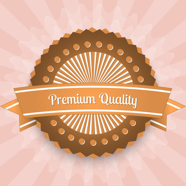Premium quality label. Vector. - Vektor, obrázek